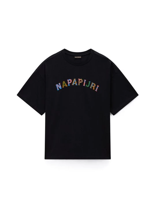 Foto van product T-shirt print Napapijri zwart