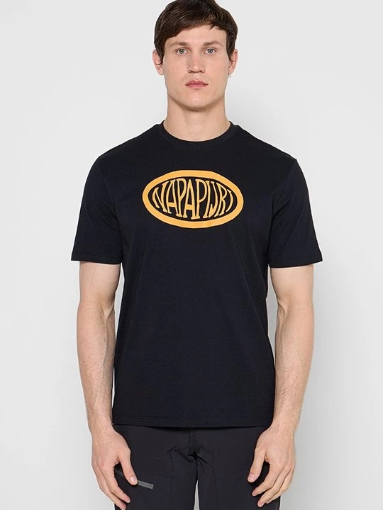 Foto van product T-shirt print Napapijri zwart