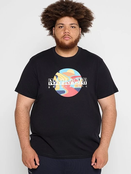Foto van product T-shirt print Napapijri zwart