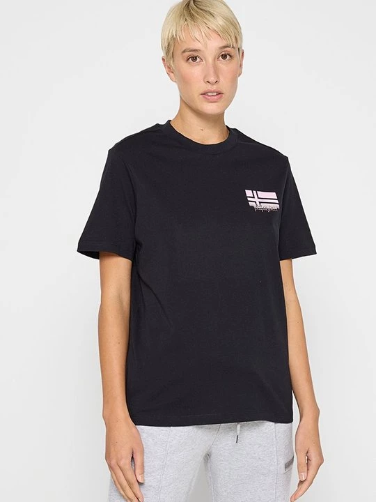 Foto van product T-shirt print Napapijri zwart