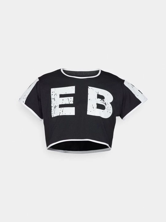 Foto van product T-shirt print NEBBIA zwart