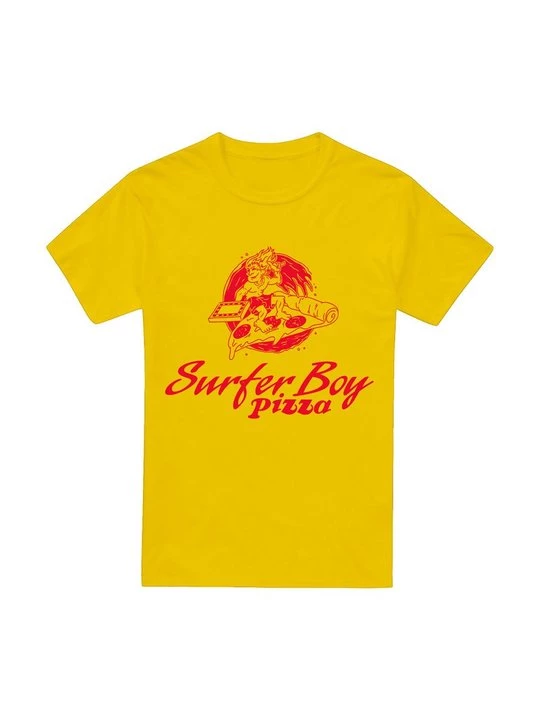 Foto van product T-shirt print NETFLIX geel
