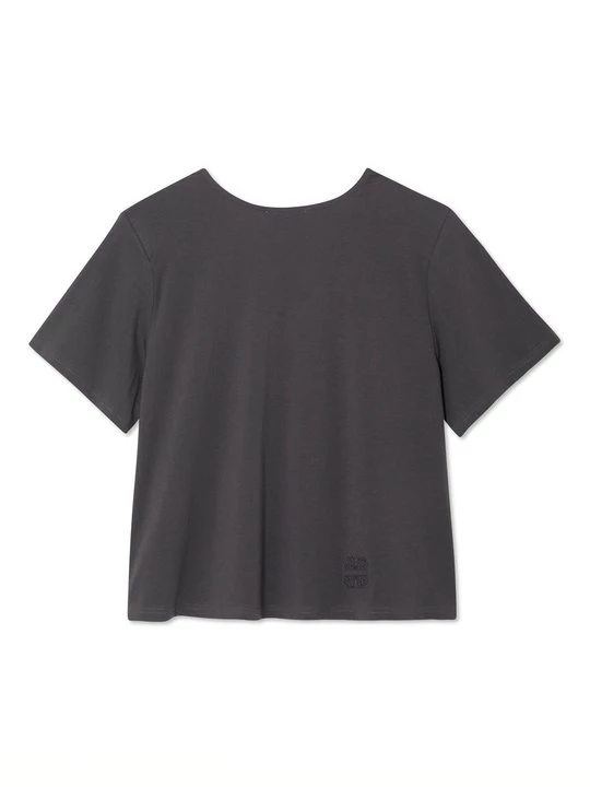 Foto van product T-shirt print Never Fully Dressed grijs