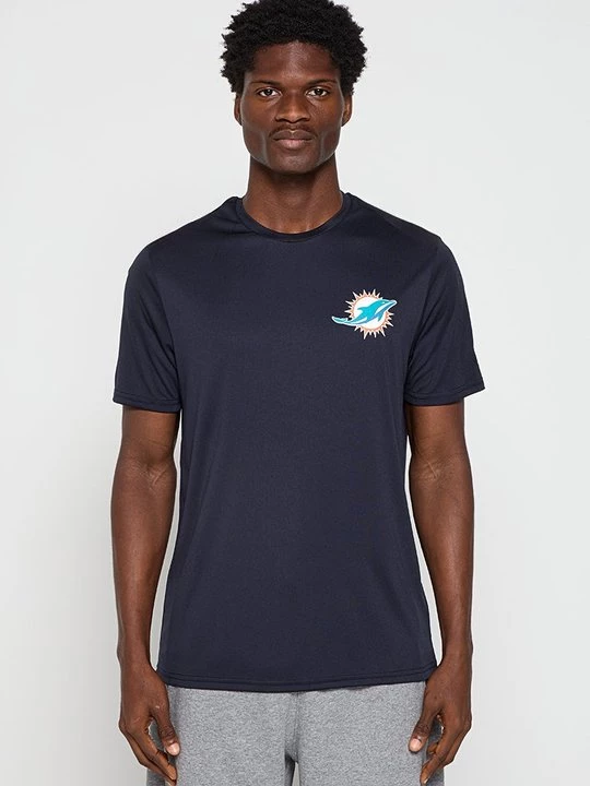 Foto van product T-shirt print New Era donkerblauw