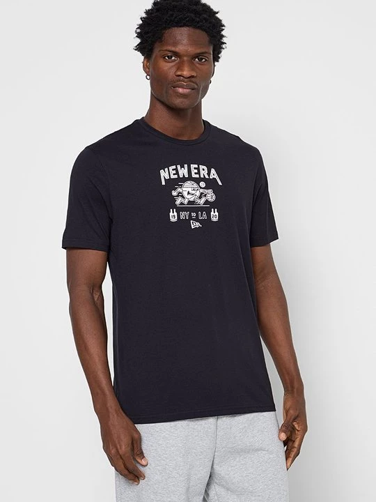 Foto van product T-shirt print New Era donkerblauw