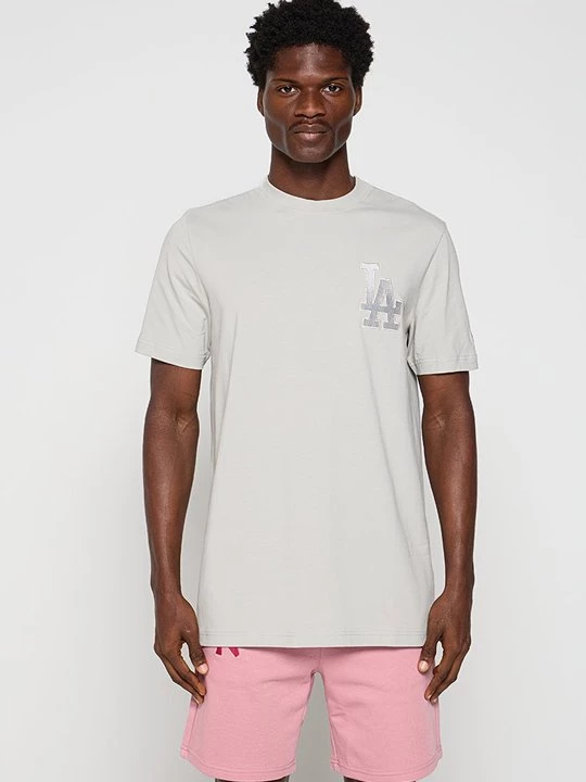 Foto van product T-shirt print New Era grijs