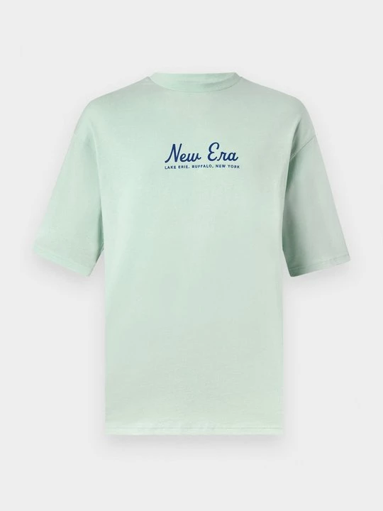 Foto van product T-shirt print New Era mintgroen