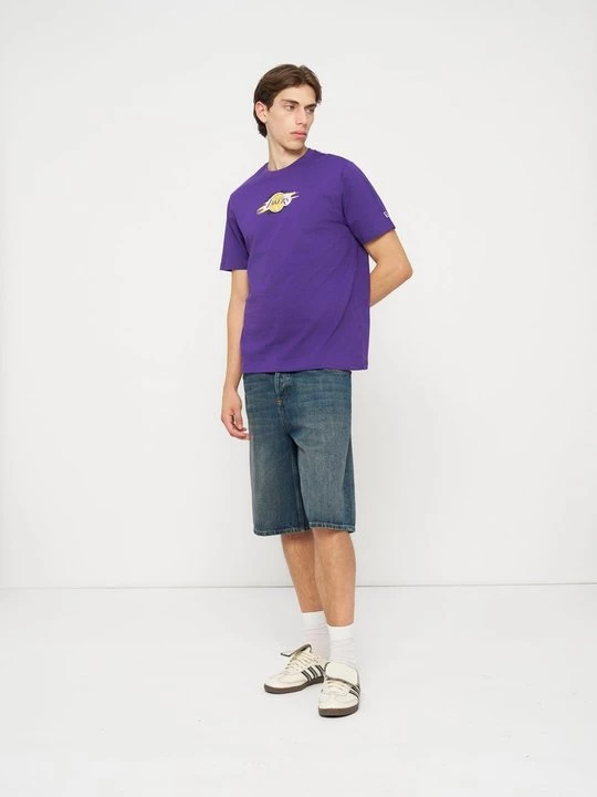 Foto van product T-shirt print New Era paars