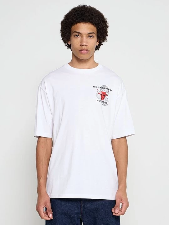 Foto van product T-shirt print New Era wit