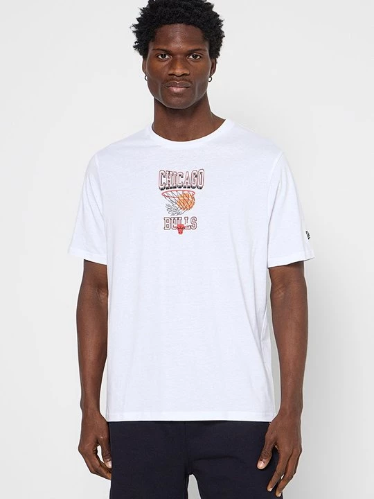 Foto van product T-shirt print New Era wit