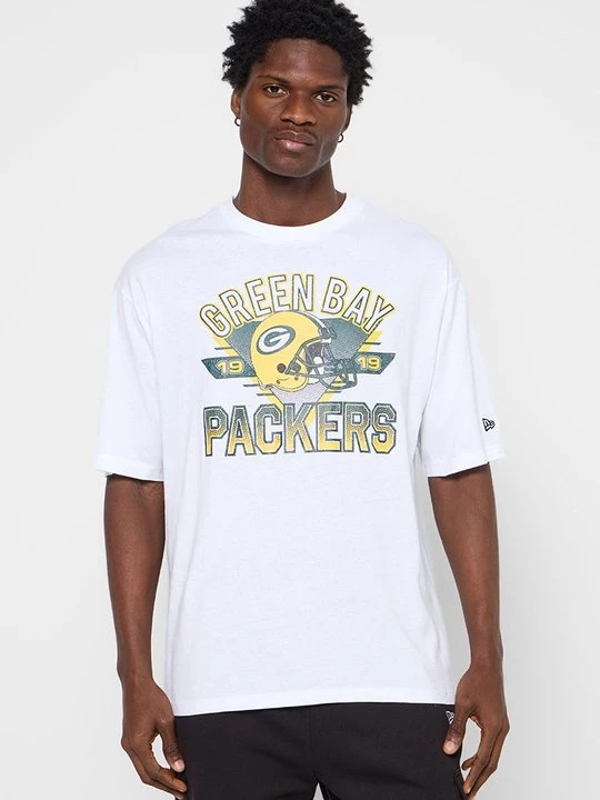 Foto van product T-shirt print New Era wit