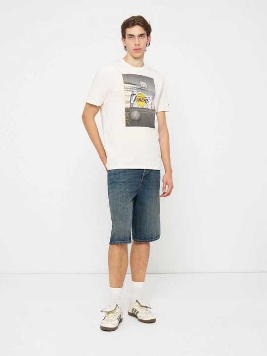 Foto van product T-shirt print New Era wit