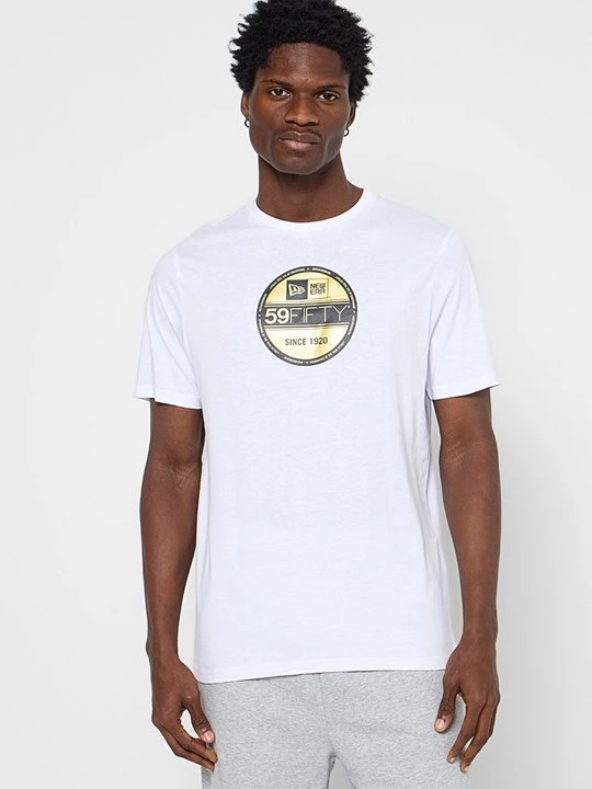 Foto van product T-shirt print New Era wit