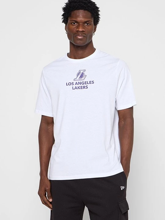 Foto van product T-shirt print New Era wit