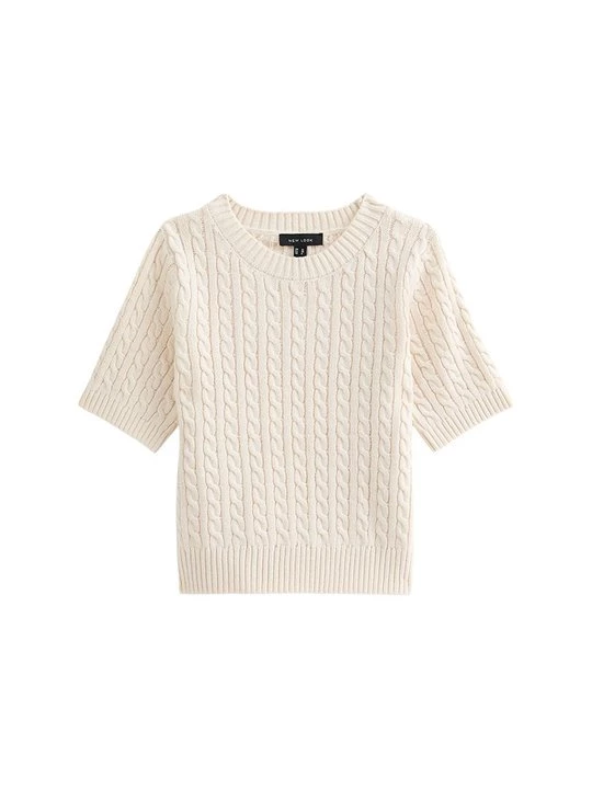 Foto van product T-shirt print New Look crème
