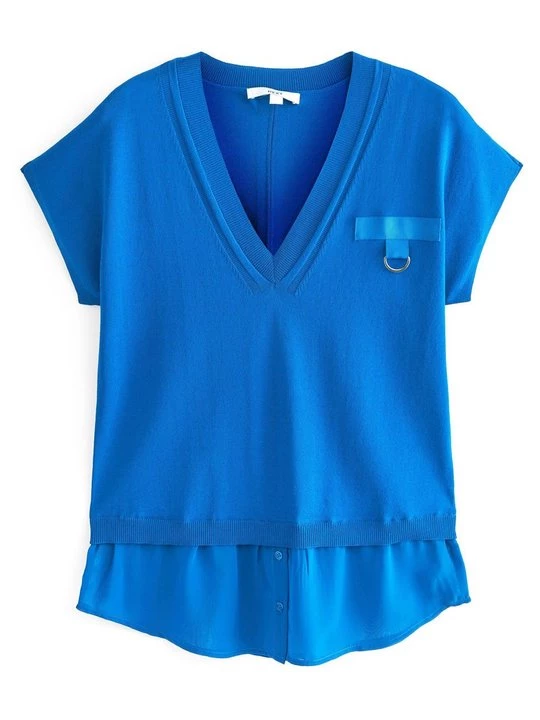 Foto van product T-shirt print Next blauw