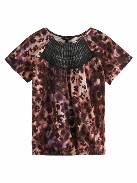 Foto van product T-shirt print Next donkerroze
