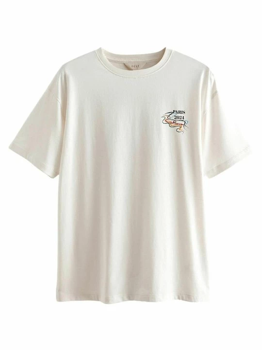 Foto van product T-shirt print Next wit