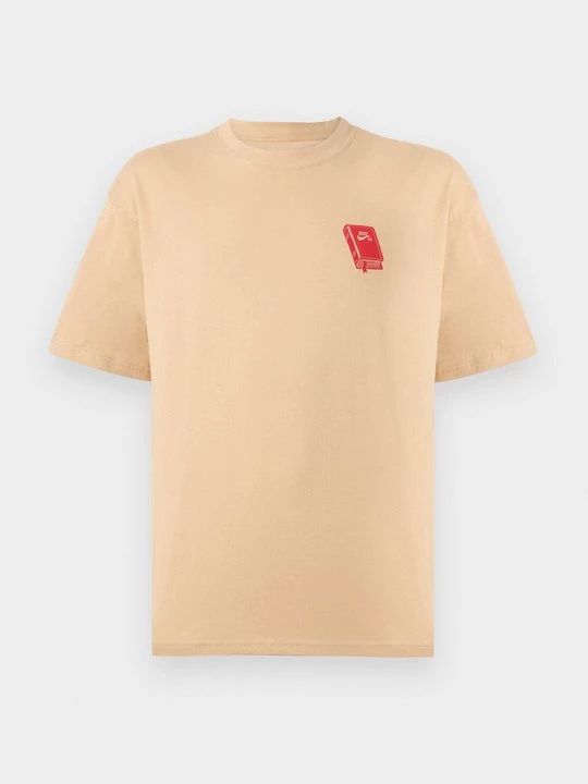 Foto van product T-shirt print Nike beżowy