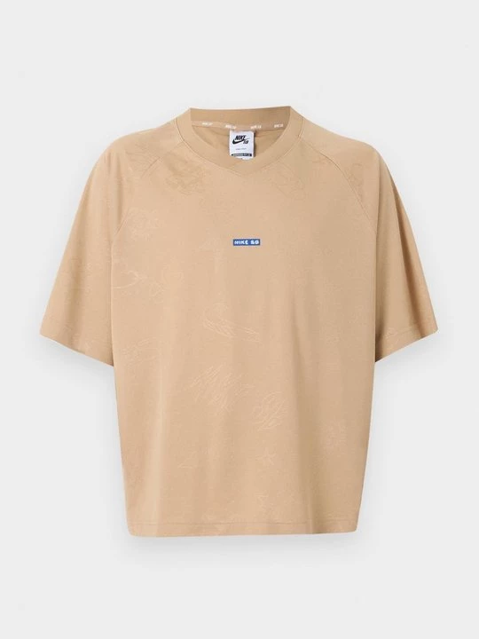 Foto van product T-shirt print Nike beżowy