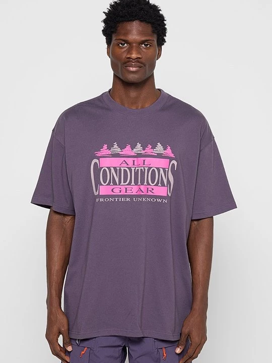 Foto van product T-shirt print Nike bruin