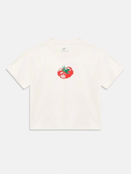 Foto van product T-shirt print Nike crème