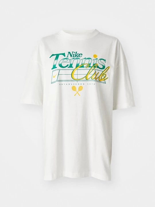 Foto van product T-shirt print Nike crème