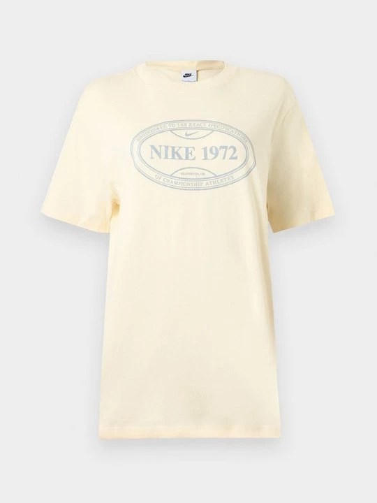 Foto van product T-shirt print Nike crème