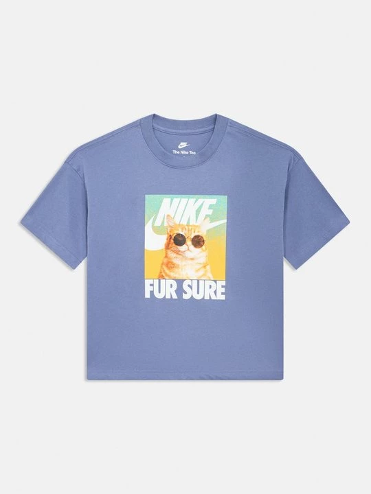 Foto van product T-shirt print Nike donkerblauw