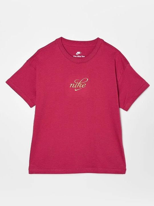 Foto van product T-shirt print Nike donkerroze