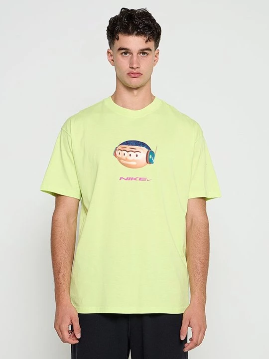 Foto van product T-shirt print Nike geel