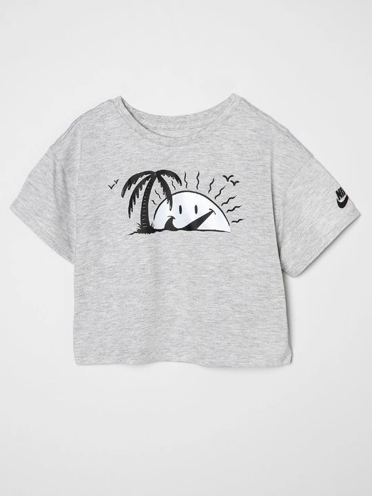 Foto van product T-shirt print Nike grijs
