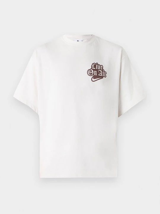 Foto van product T-shirt print Nike lichtgrijs