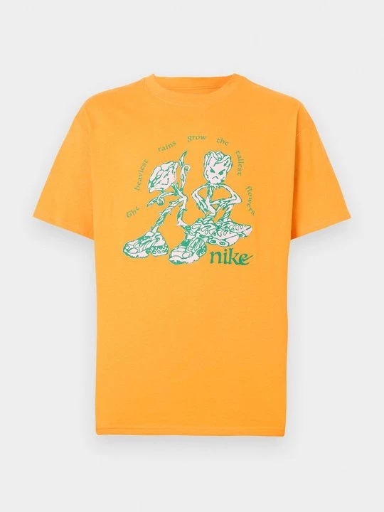 Foto van product T-shirt print Nike neongeel