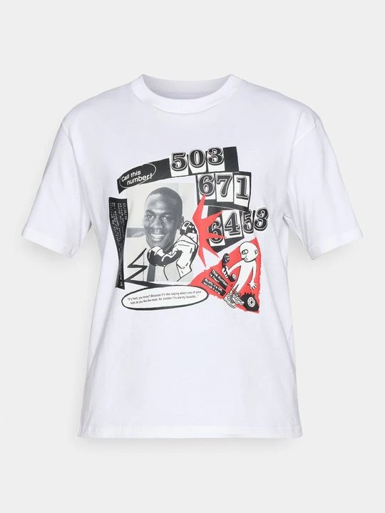 Foto van product T-shirt print Nike wit