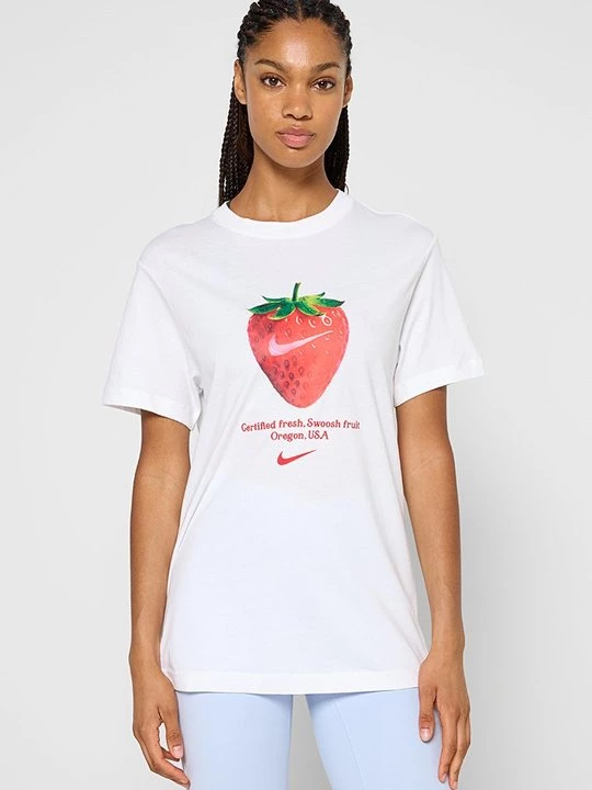 Foto van product T-shirt print Nike wit
