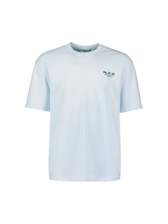 Foto van product T-shirt print No Excess blauw