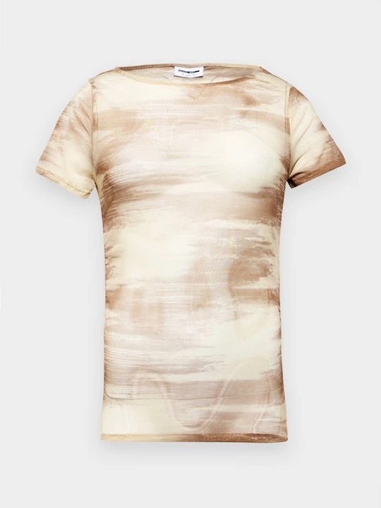 Foto van product T-shirt print Noisy May beżowy