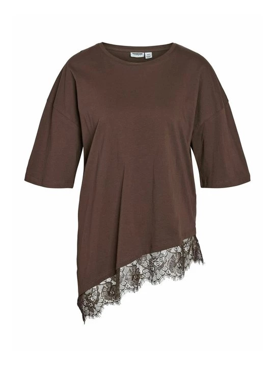 Foto van product T-shirt print Noisy May bruin