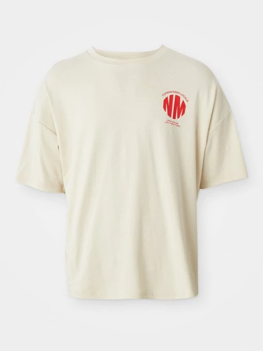 Foto van product T-shirt print Noisy May crème