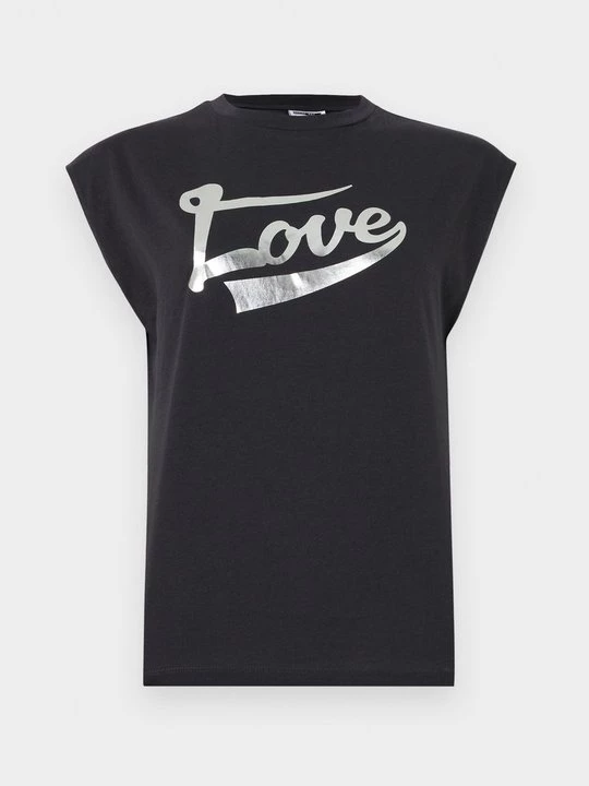 Foto van product T-shirt print Noisy May grijs