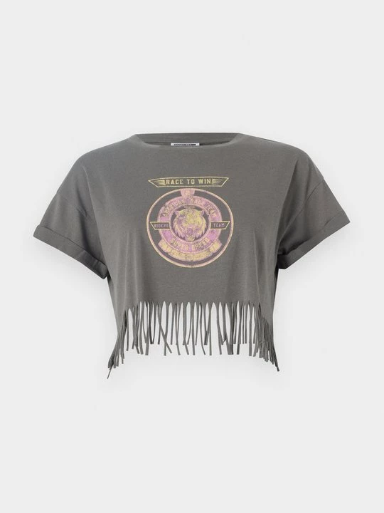 Foto van product T-shirt print Noisy May grijs