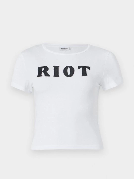 Foto van product T-shirt print Noisy May wit