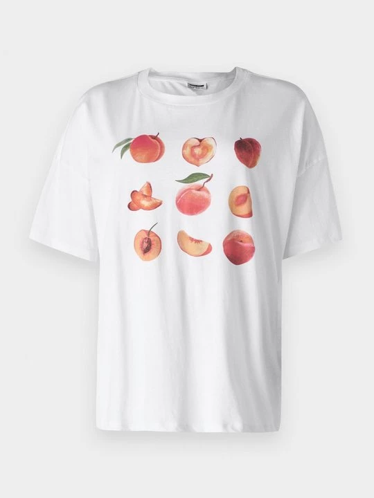 Foto van product T-shirt print Noisy May wit