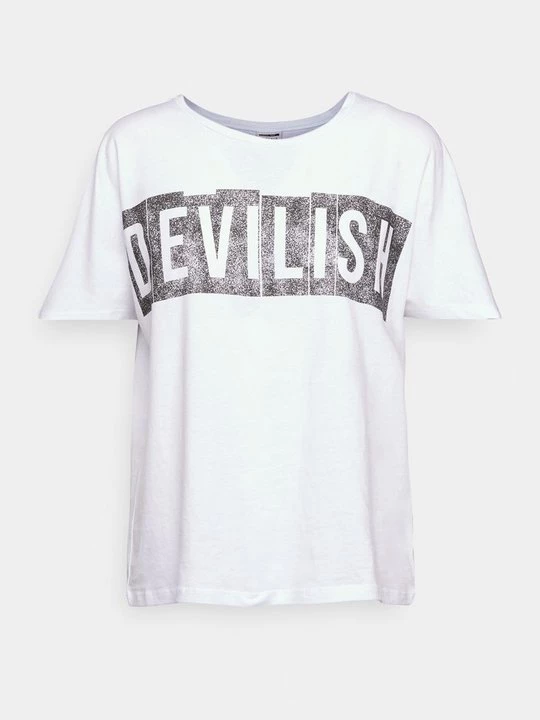 Foto van product T-shirt print Noisy May wit