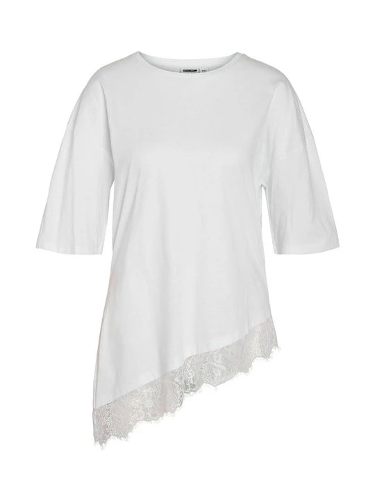 Foto van product T-shirt print Noisy May wit