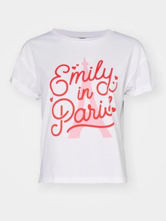 Foto van product T-shirt print Noisy May wit