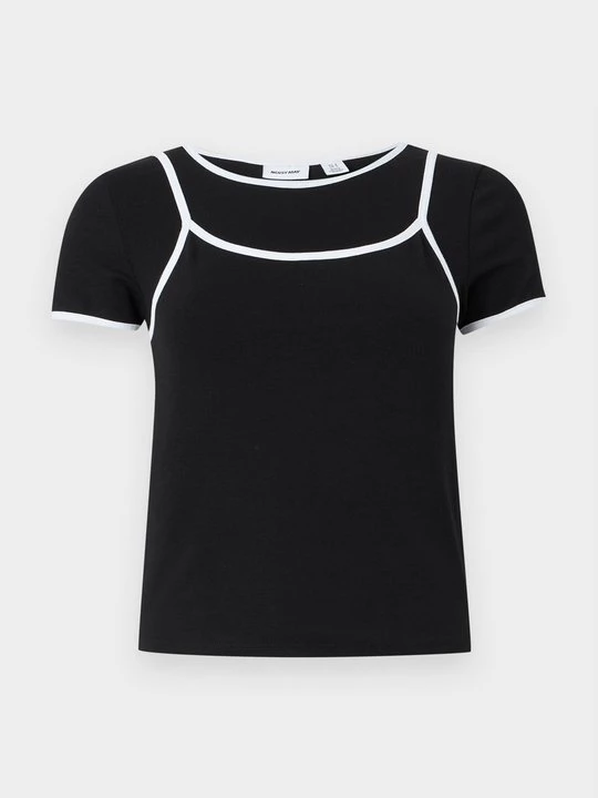 Foto van product T-shirt print Noisy May zwart