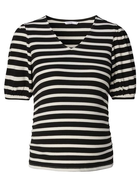 Foto van product T-shirt print Noppies gemêleerd zwart