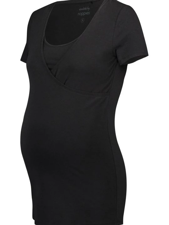 Foto van product T-shirt print Noppies zwart